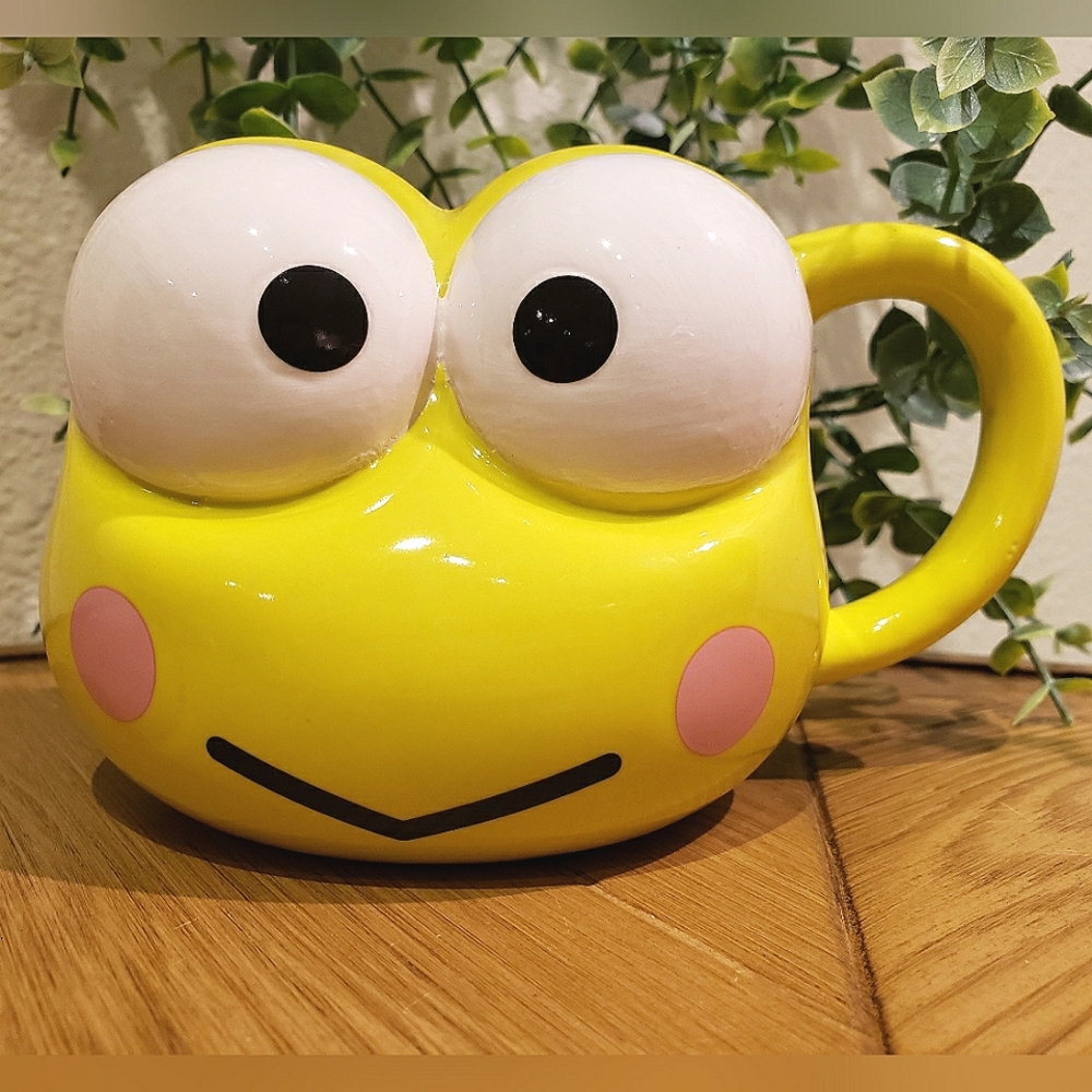 🐸 NEW! Keroppi by Sanrio 3d Sculpted Mug 15oz